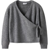 Name It Grey Melange Nkfsanie Ls Strik