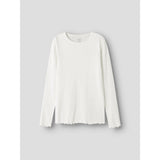 Name It Cloud Dancer Nkfvibse Ls Slim Top