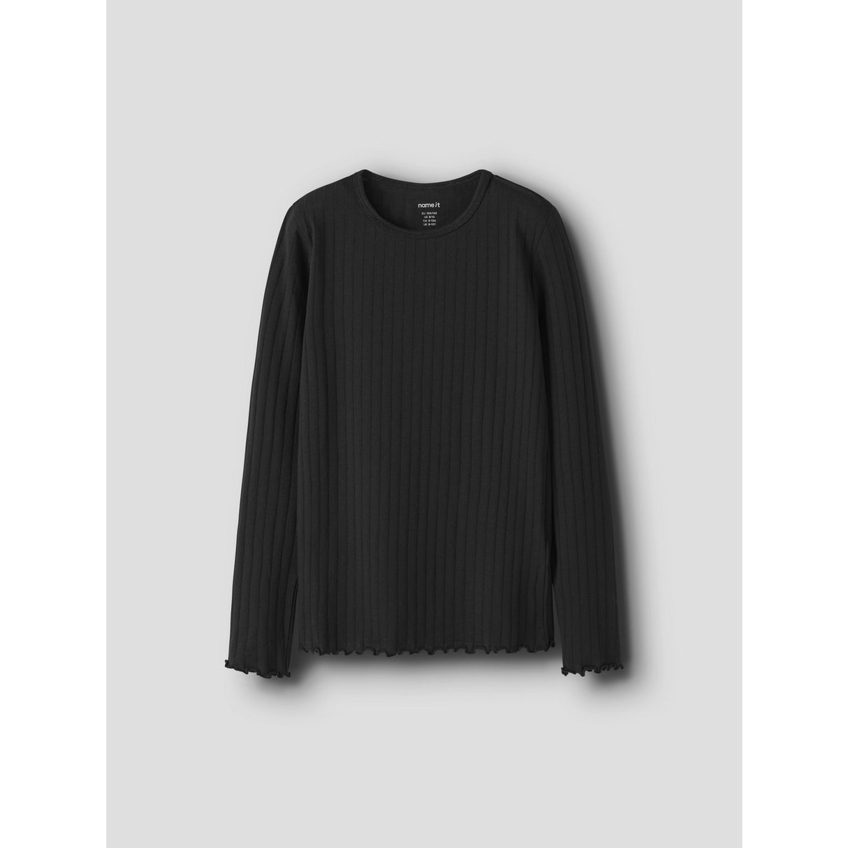 Name It Black Nkfvibse Ls Slim Top