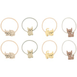 Mimi & Lula 8 Hårelastikker - Mini Kitty Cat