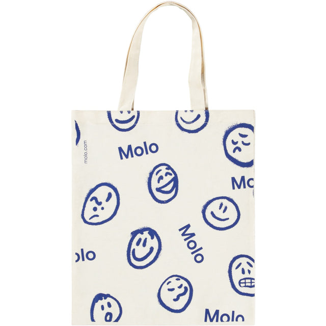 Molo Blue Smile Shopping Taske