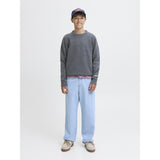 Jack & Jones Junior Dark Grey Melange Jornorrebro Strik Crew Neck Ln Jnr