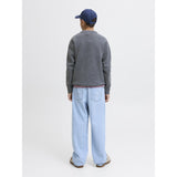 Jack & Jones Junior Dark Grey Melange Jornorrebro Strik Crew Neck Ln Jnr