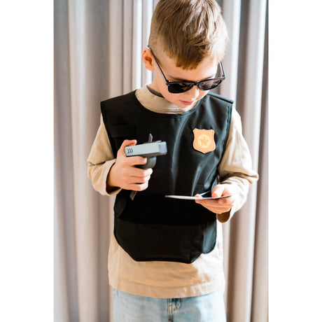 Dantoy Politimand Sæt Træ I Gaveæske 8 Dele