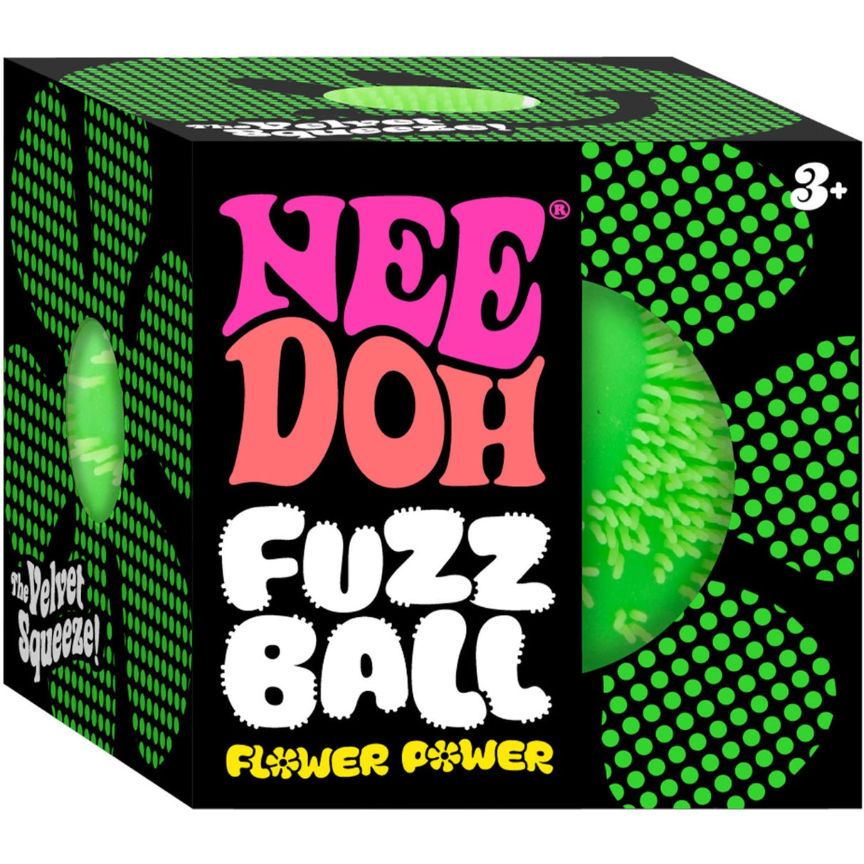 NeeDoh Fuzz Bold Flower Power 5 Asst. CDU