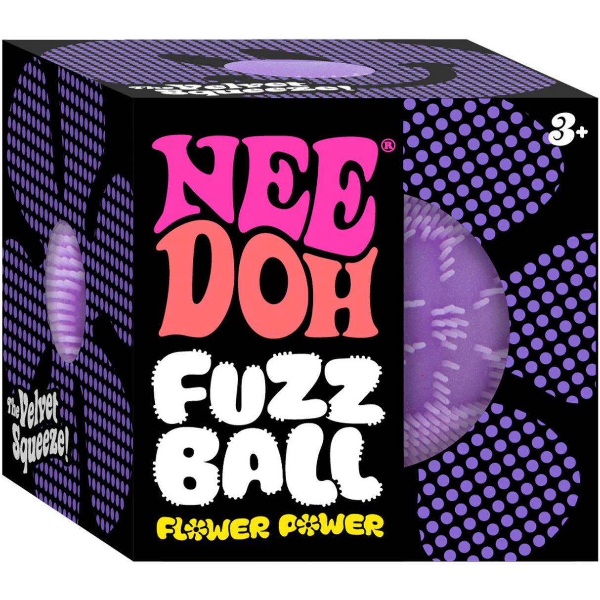 NeeDoh Fuzz Bold Flower Power 5 Asst. CDU