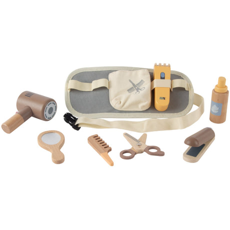 Dantoy Barber Sæt Træ I Gaveæske 8 Dele