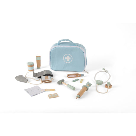 Dantoy Læge Sæt Træ I Gaveæske 14 Dele