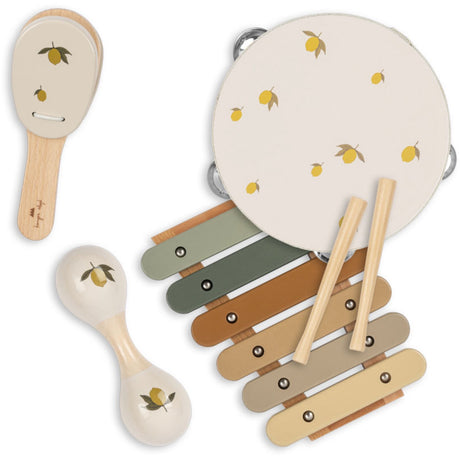 Konges Sløjd Lemon Musik Sæt Lemon Glossy Fsc