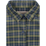 Konges Sløjd Laurel Blue Check Cara Ls Skjorte GOTS