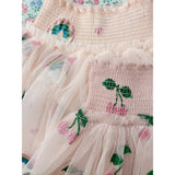 Konges Sløjd Ma Grande Cerise Pink Glitter Tullie Smock Nederdel