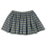Konges Sløjd Laurel Blue Check Terre Nederdel GOTS