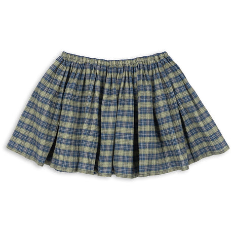 Konges Sløjd Laurel Blue Check Terre Nederdel GOTS