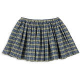 Konges Sløjd Laurel Blue Check Terre Nederdel GOTS