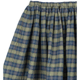 Konges Sløjd Laurel Blue Check Terre Nederdel GOTS