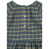Konges Sløjd Laurel Blue Check Terre Kjole GOTS