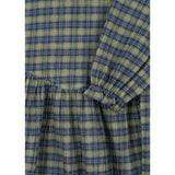 Konges Sløjd Laurel Blue Check Terre Kjole GOTS