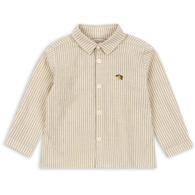 Konges Sløjd Tea Stripe Elliot Ls Skjorte GOTS