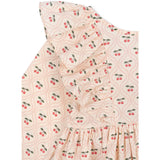 Konges Sløjd Cherry Pink Motif Cianna Ls Sløjfe Kjole GOTS