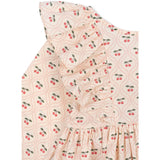 Konges Sløjd Cherry Pink Motif Cianna Ls Sløjfe Kjole GOTS