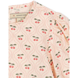 Konges Sløjd Cherry Pink Motif Cianna Bluse GOTS