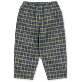 Konges Sløjd Laurel Blue Check Cara Bukser GOTS