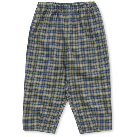 Konges Sløjd Laurel Blue Check Cara Bukser GOTS