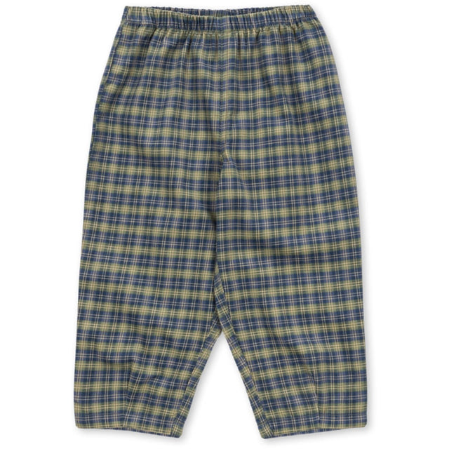 Konges Sløjd Laurel Blue Check Cara Bukser GOTS