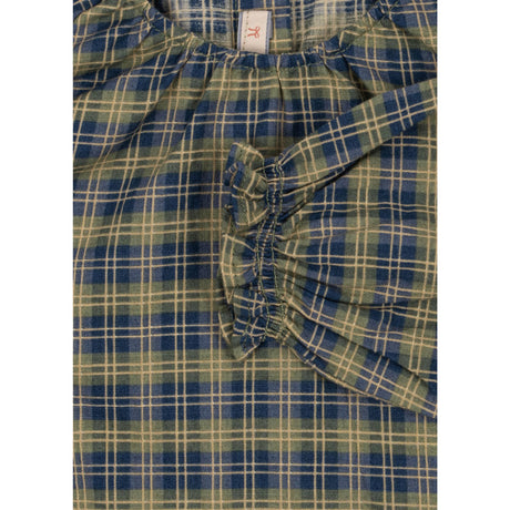Konges Sløjd Laurel Blue Check Terre Bluse GOTS