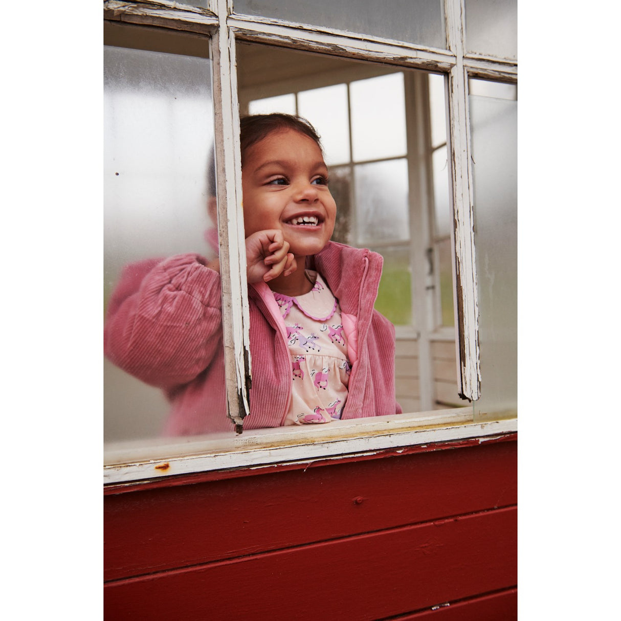 COPENHAGEN COLORS Rose Comb. Corduroy Bumper Jakke