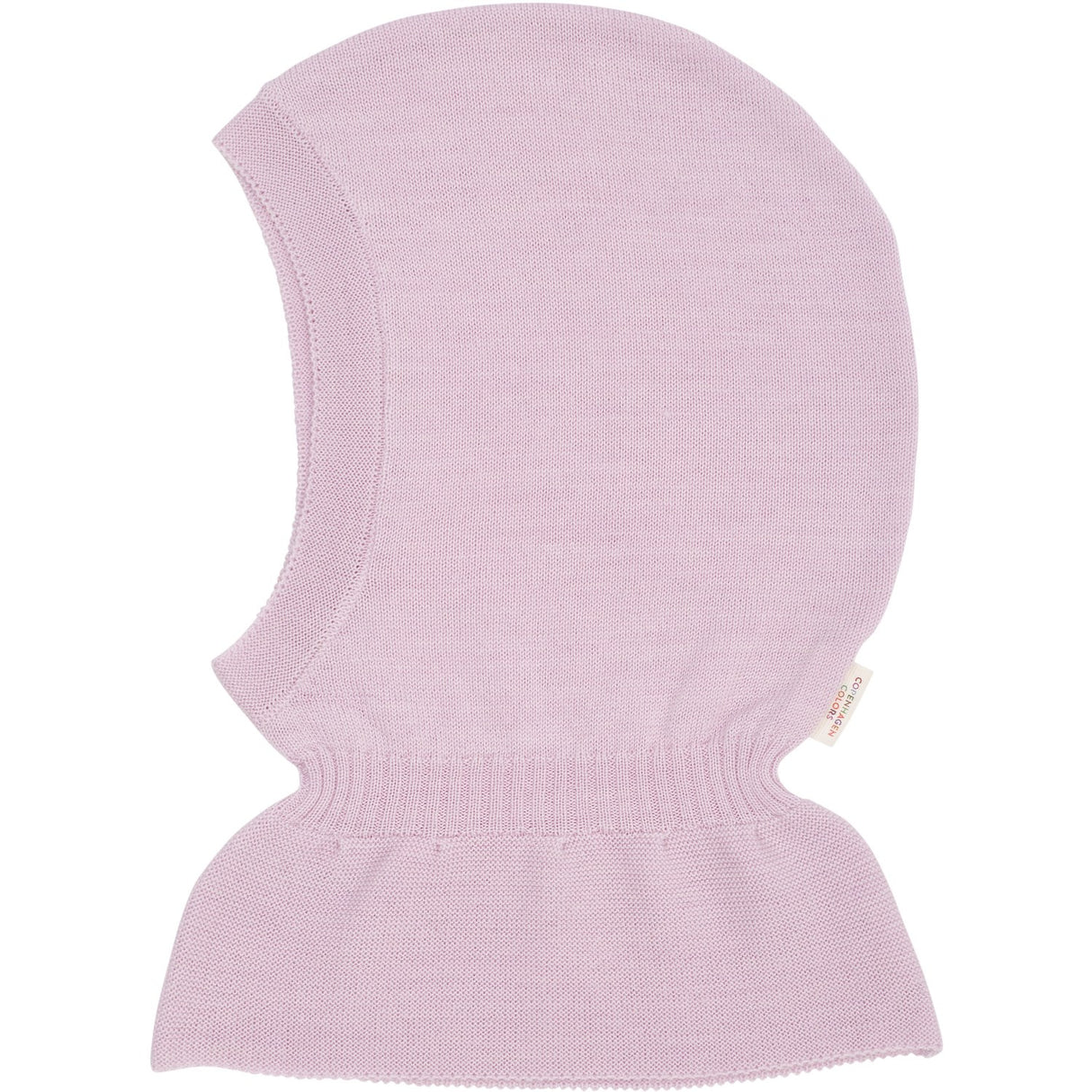 COPENHAGEN COLORS Lavender Lt. Strikket Merino Elefanthue Med Flæse