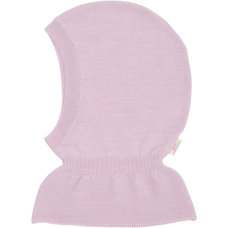 COPENHAGEN COLORS Lavender Lt. Strikket Merino Elefanthue Med Flæse