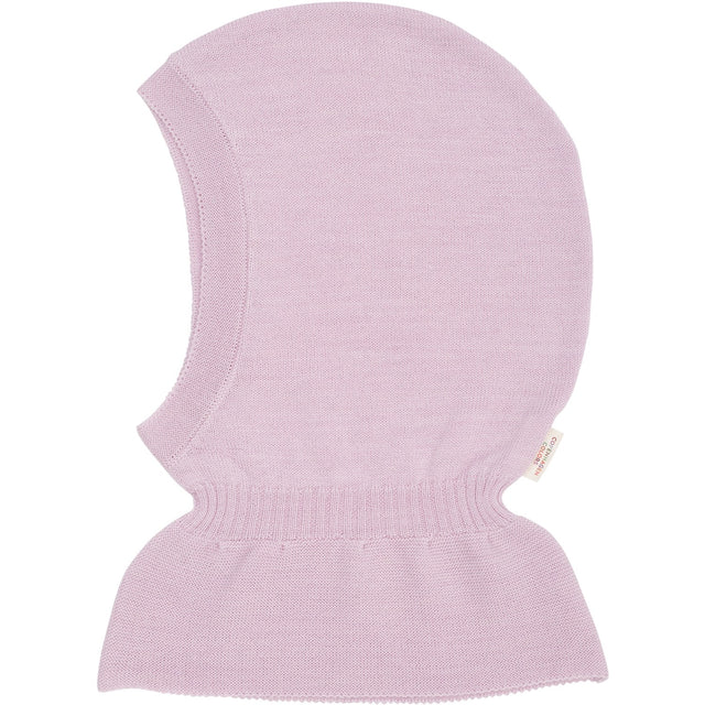 COPENHAGEN COLORS Lavender Lt. Strikket Merino Elefanthue Med Flæse