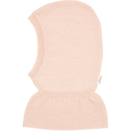 COPENHAGEN COLORS Soft Pink Lt. Strikket Merino Elefanthue Med Flæse