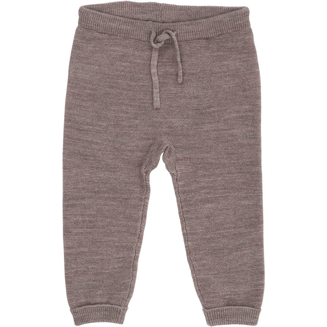 COPENHAGEN COLORS Natural Mel Merino Baby Leggings In Garter Stitch