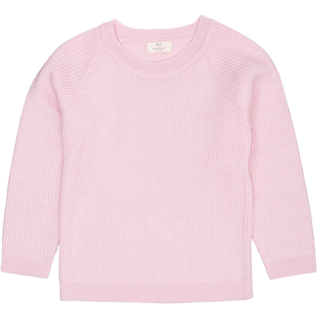 COPENHAGEN COLORS Bubblegum Merino Classic Rib Bluse