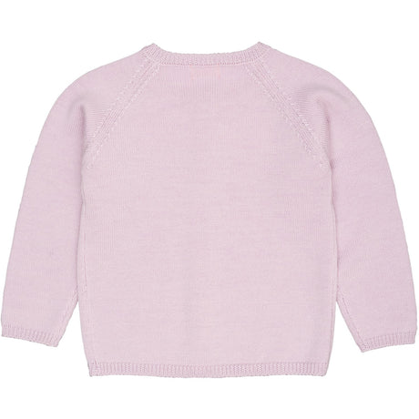 COPENHAGEN COLORS Lavender Merino Strikket Cardigan