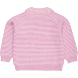 COPENHAGEN COLORS Ballerina/Syringa Stripe Merino Striped Bluse W. Krave