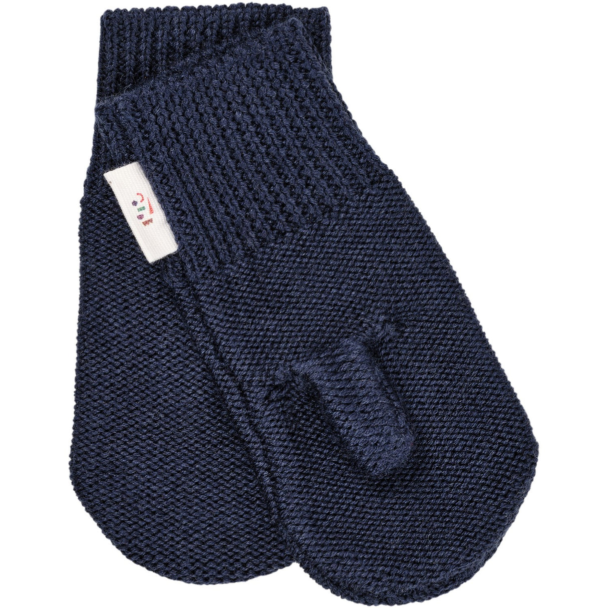 COPENHAGEN COLORS Navy Merino Uld Strikket Vanter