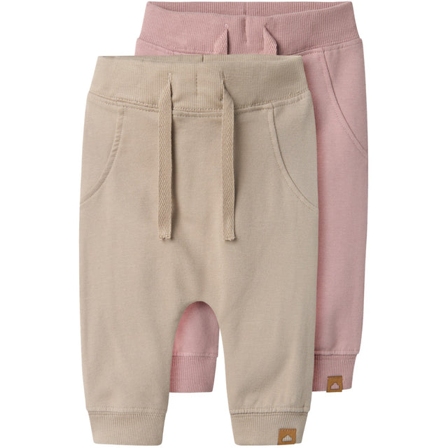 Name It Pure Cashmere Pack W. Deauville Mauve Nbntakki 2P Sweat Bukser Noos