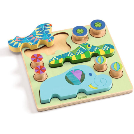 Djeco Puzz & Roll, Dyreparade