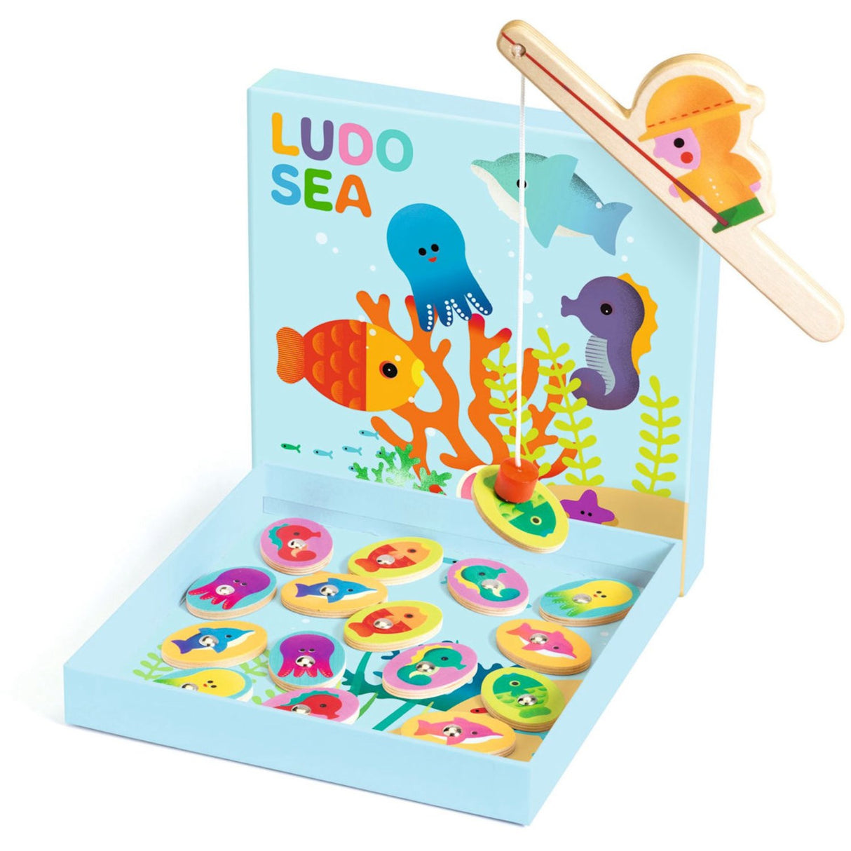 Djeco Trælærespil, Ludo Havet 4 Spil