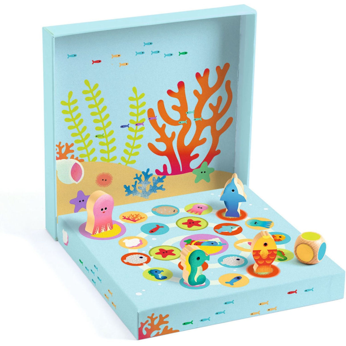 Djeco Trælærespil, Ludo Havet 4 Spil