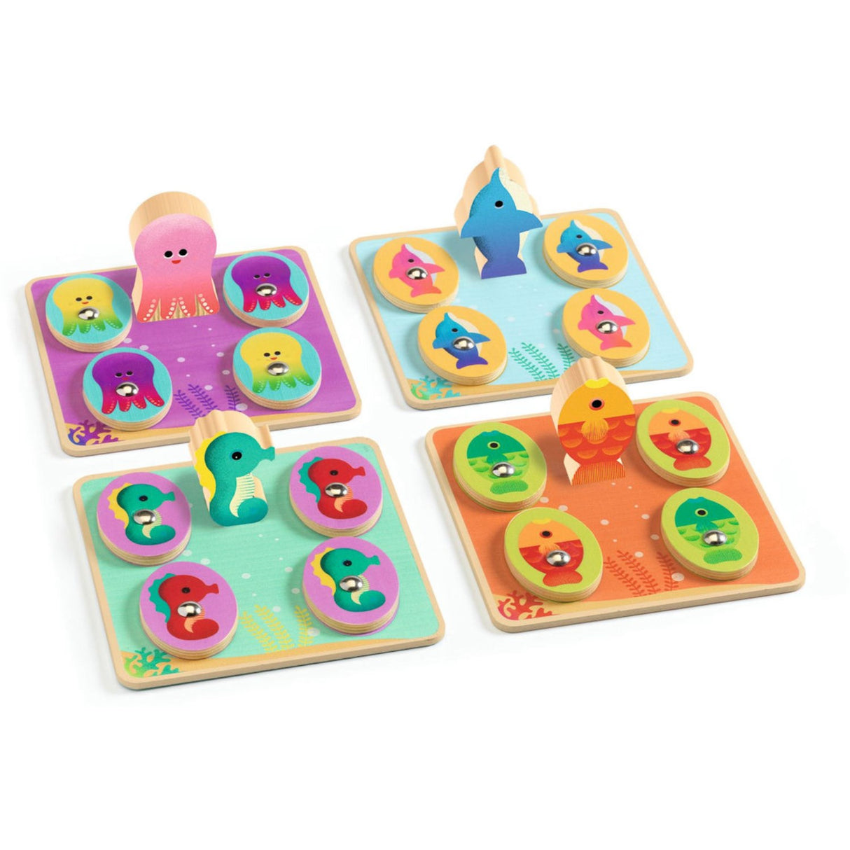 Djeco Trælærespil, Ludo Havet 4 Spil