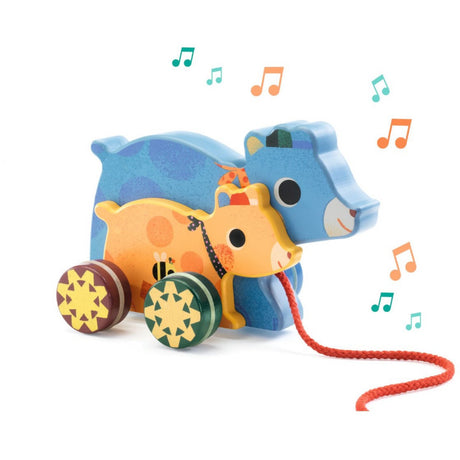 Djeco Gabi & Sam Trækdyr Med Musik