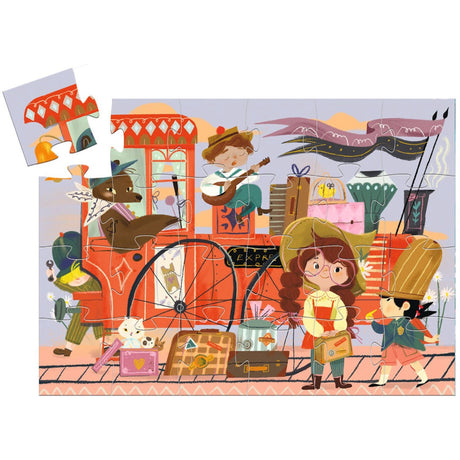 Djeco Silhuetpuslespil, Mia'S Rejse - 36 Brikker