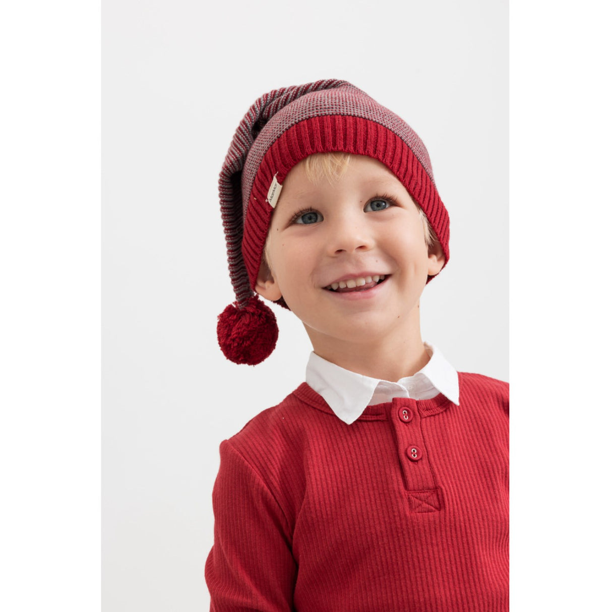 MarMar Modal Hibiscus Red Bluse