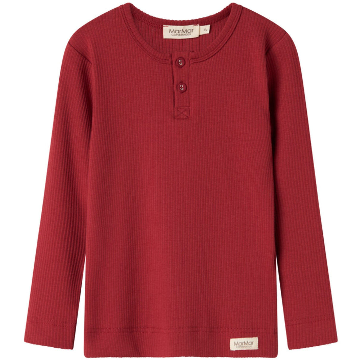 MarMar Modal Hibiscus Red Bluse