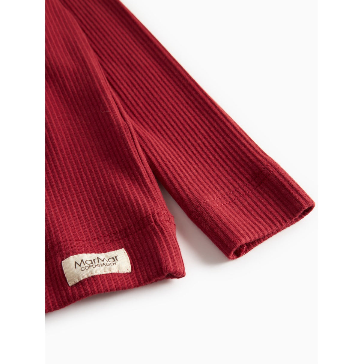 MarMar Modal Hibiscus Red Plain Tee LS