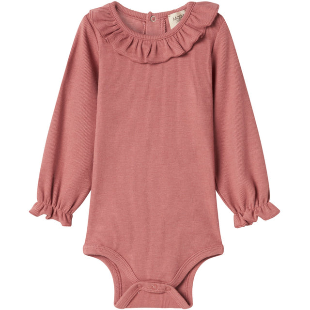 MarMar Modal Fine Rib Perished Rose Brandine Body